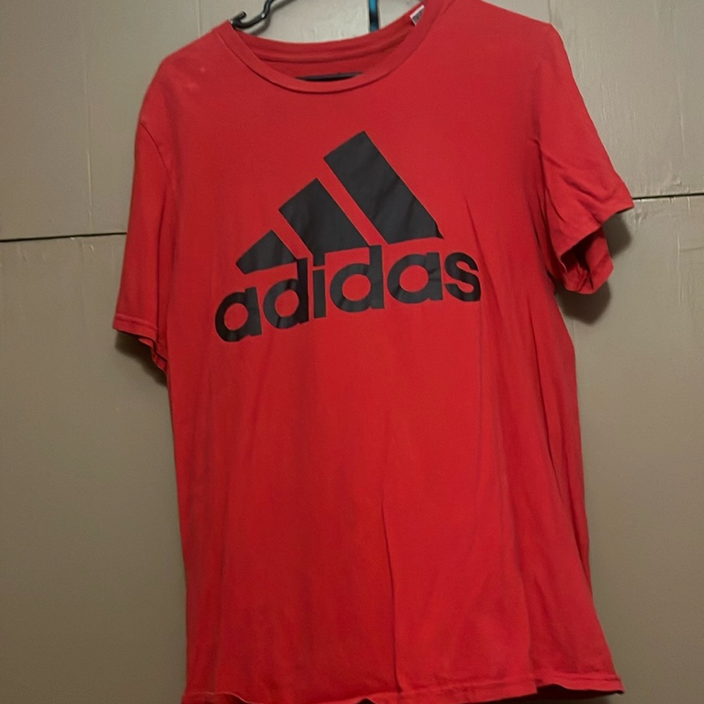 Red Adidas T-shirt